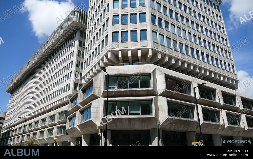 102 Petty France is 'Brutalist' architecture, office block on Petty France in Westminster, London, overlooking St. James's Park, which was designed by Fitzroy Robinson & Partners, with Sir Basil Spence, and completed in 1976. It was well known as the main location for the UK Home Office between 1978 and 2004, when it was known as 50 Queen Anne's Gate; it now houses the Ministry of Justice and Her Majesty's Courts and Tribunals Service.