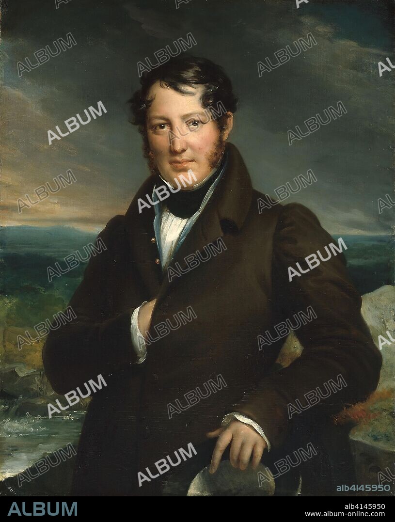 BARON FRANCOIS PASCAL SIMON GERARD. Monsieur Tortoni. Attributed to Baron  François Pascal Simon Gérard; French, 1770-1837. Date: 1815-1825. Dimensions: 38 × 28 3/4 in. (92 × 72.8 cm). Oil on canvas. Origin: France.