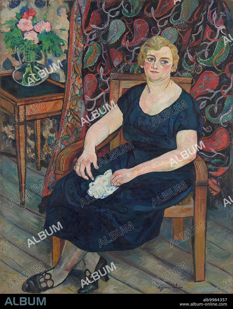Suzanne Valadon/ Portrait de Madame Lévy, 1922. 92 x 73 cm.
