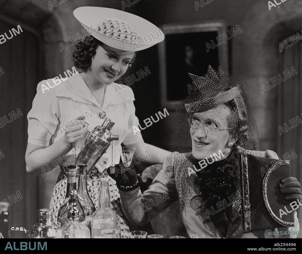 ARTHUR ASKEY and PHYLLIS CALVERT in CHARLEY'S AUNT, 1941, directed by ARCHIE MAYO.