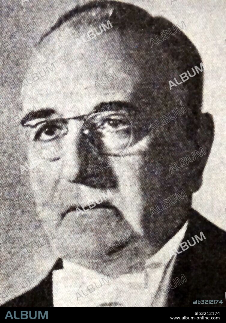 Photographic portrait of Getulio Vargas (1882-1954) President of Brazil. Dated 20th Century.