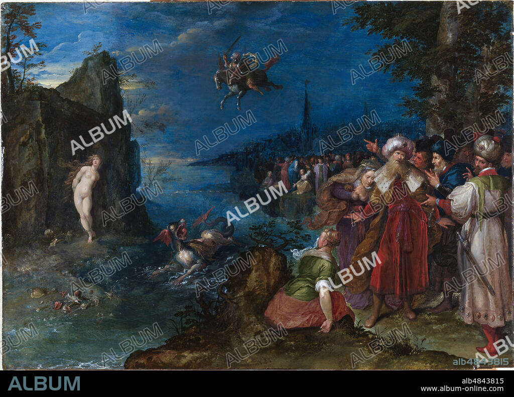 JAN BRUEGHEL EL VIEJO. Perseus Freeing Andromeda.