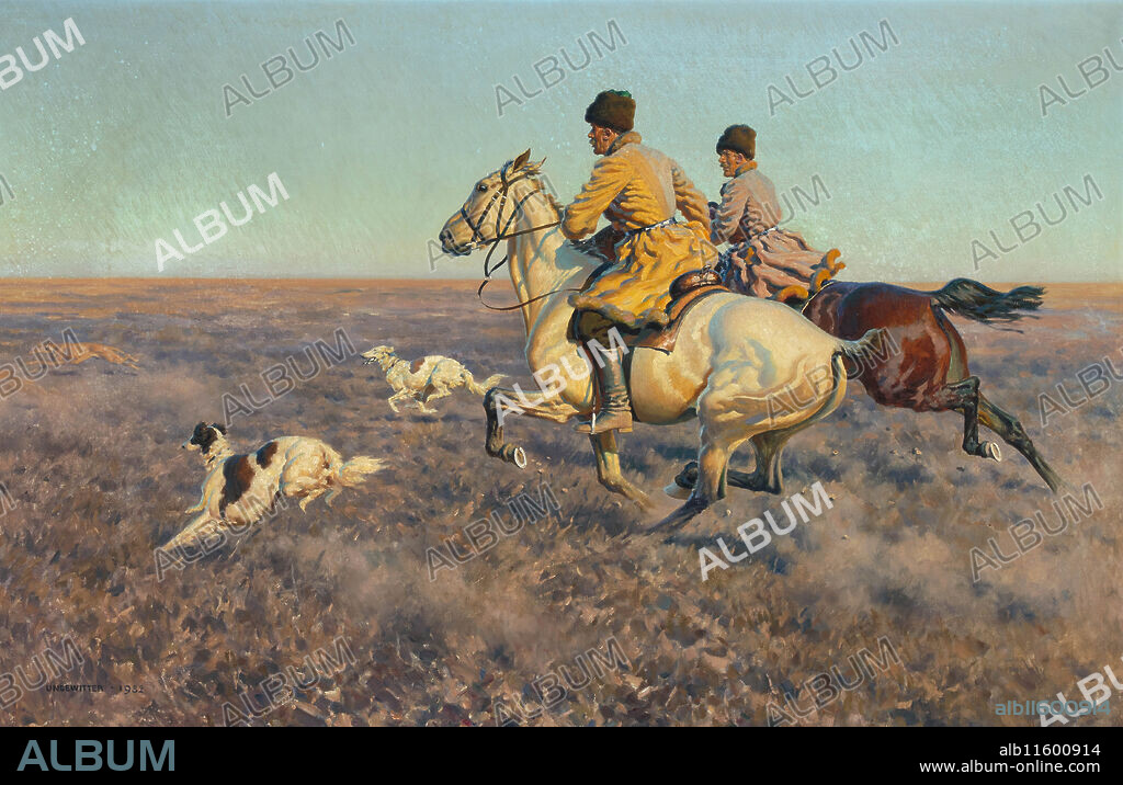 HUGO UNGEWITTER. Hunting in the steppe.
