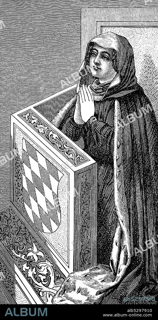 Elisabeth of Bavaria-Landshut, 1383 - 1442, called the beautiful Else.