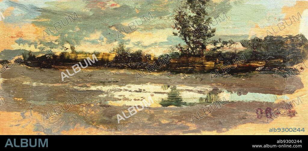 Joaquin Sorolla/Landscape, 1885-86. Oil on canvas.