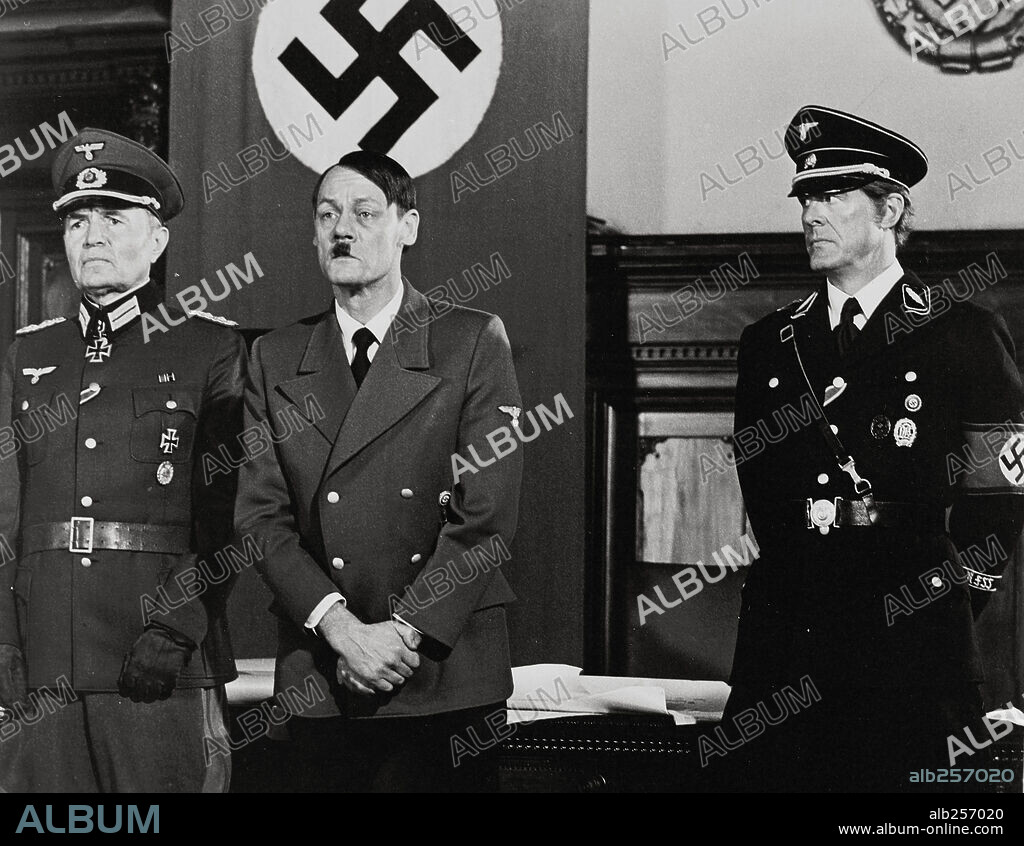 Adolf Hitler, JAMES MASON and GUNTHER MEISNER. GUNTHER MEISNER and JAMES MASON in INSIDE OUT, 1975. Copyright WARNER BROTHERS.