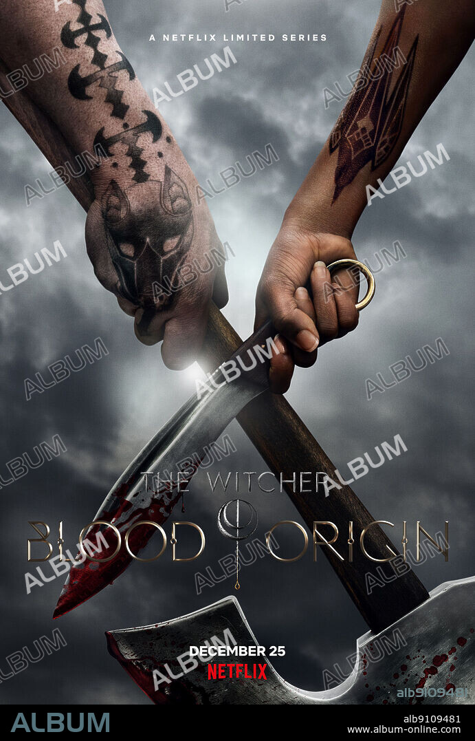 Affiche de THE WITCHER: L'HÉRITAGE DU SANG, 2022 (THE WITCHER: BLOOD ORIGIN), réalisé par SARAH O'GORMAN et VICKY JEWSIN. Copyright Sean Daniel Company / Netflix.