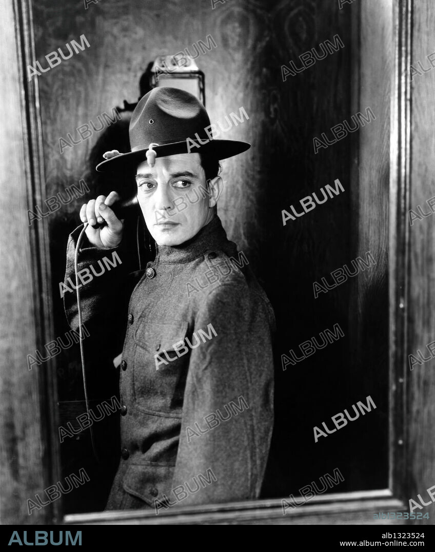 BUSTER KEATON in DOUGHBOYS, 1930, directed by EDWARD SEDGWICK. Copyright M.G.M.