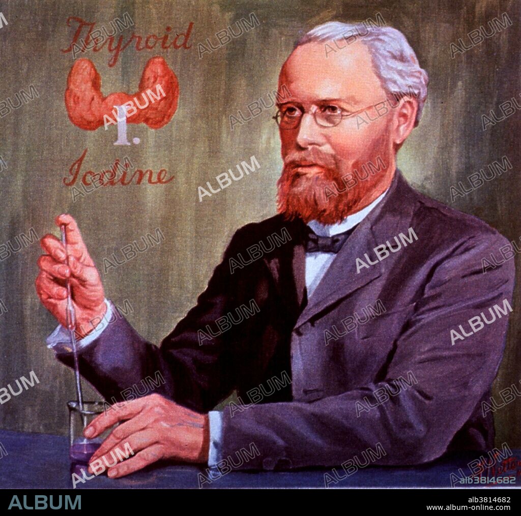 Eugen Baumann (1846-1896) was a German chemist. He was one of the first people to create polyvinyl chloride (PVC), and, together with Carl Schotten, he discovered the Schotten-Baumann reaction. The Schotten-Baumann reaction is a method to synthesize amides from amines and acid chlorides. The organosulfur compounds of the urine were his starting point into the physiological chemistry. He identified the source for aromatic compounds in urine being the aromatic amino acids, such as tyrosine. He influenced the organosulfur chemistry by the synthesis of thioacetals and thioketals. These substances were subsequently used by other scientists, for example for anesthesia. Together with his coworkers, he was able to prove that thyroxine was the active ingredient in the thyroid gland. Baumann died at the age of 49 due to a heart problem.