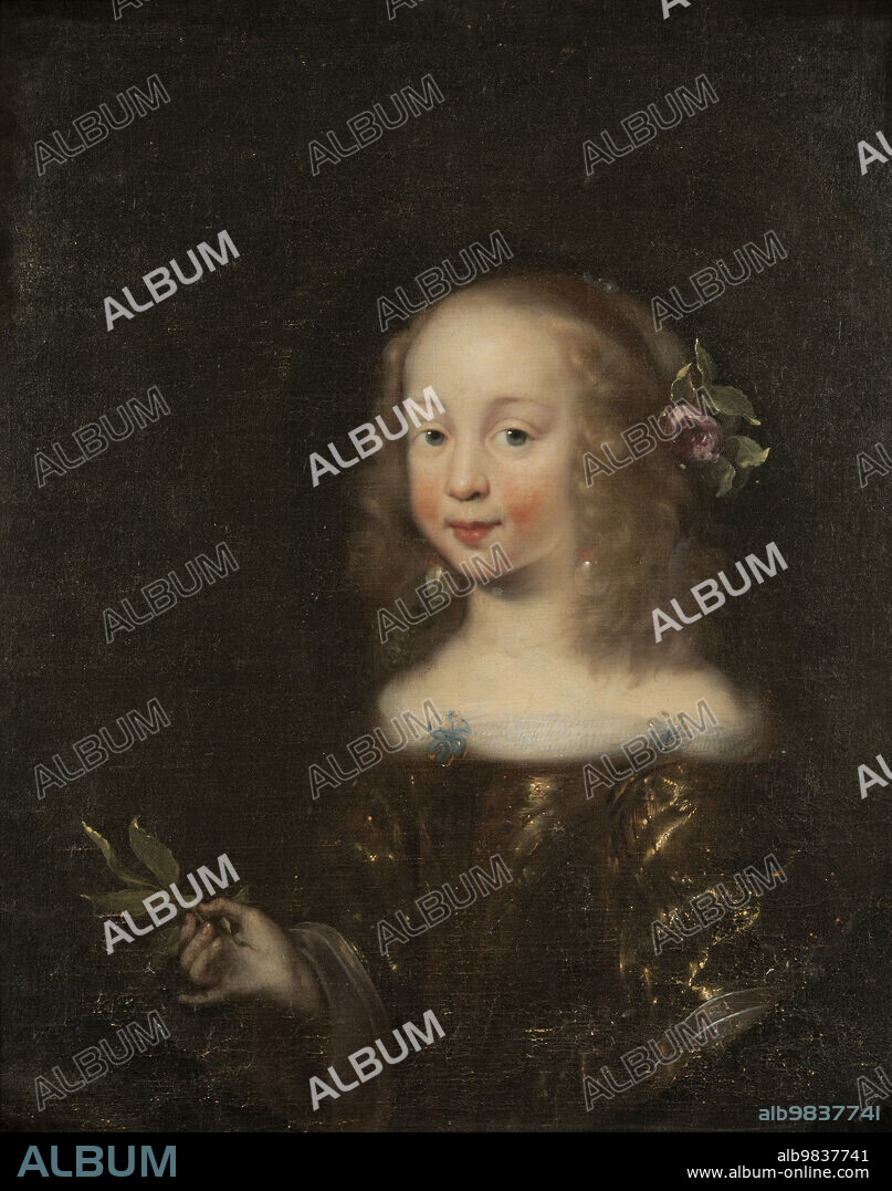 JURGEN OVENS. Augusta Maria, 1649-1728, Princess of Holstein-Gottorp, between 1651 and 1652.