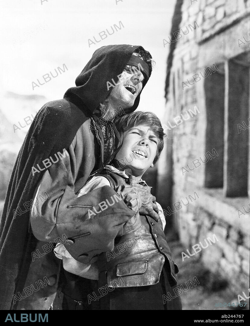 BOBBY DRISCOLL in TREASURE ISLAND, 1950, directed by BYRON HASKIN. Copyright DISNEY/RKO.