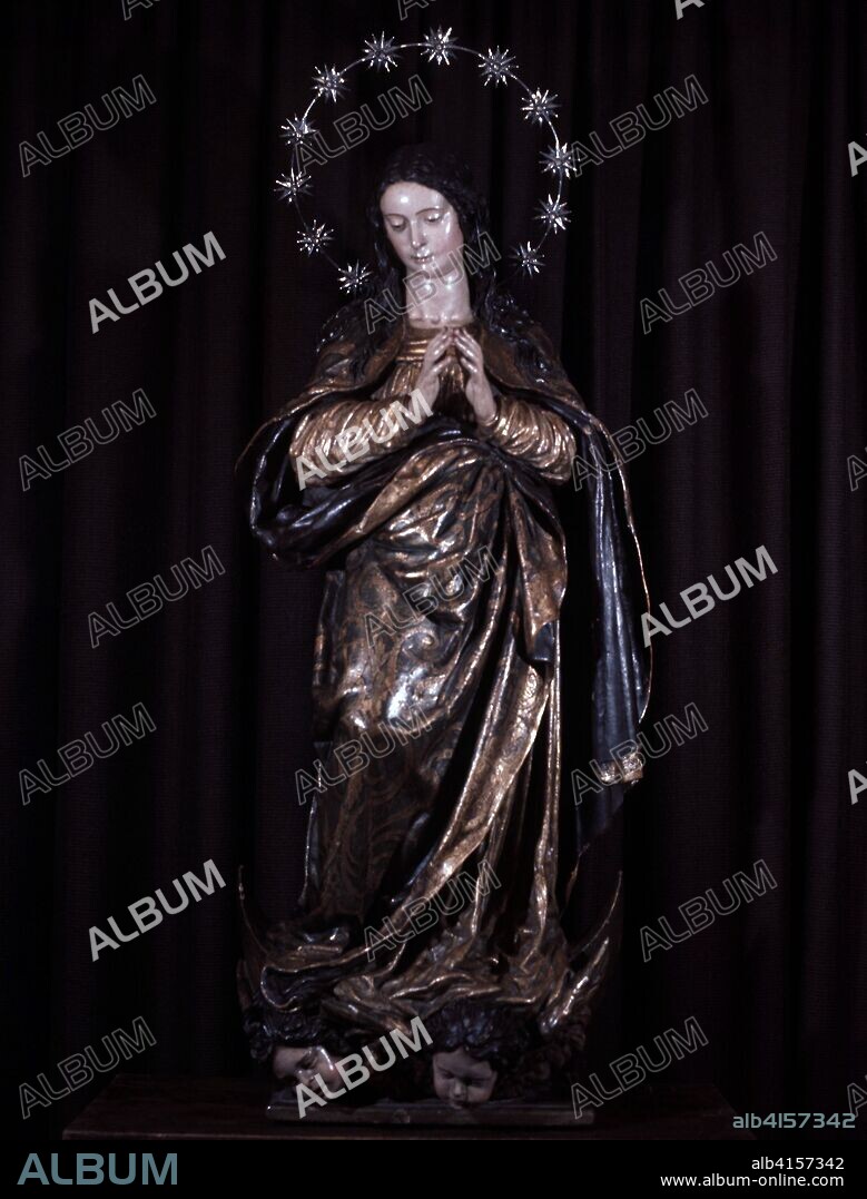 ALONSO CANO (1601-1667). CANO, ALONSO PINTOR Y ESCULTOR ESPAÑOL. GRANADA 1600-1676 " INMACULADA ". VIRGEN MARIA.