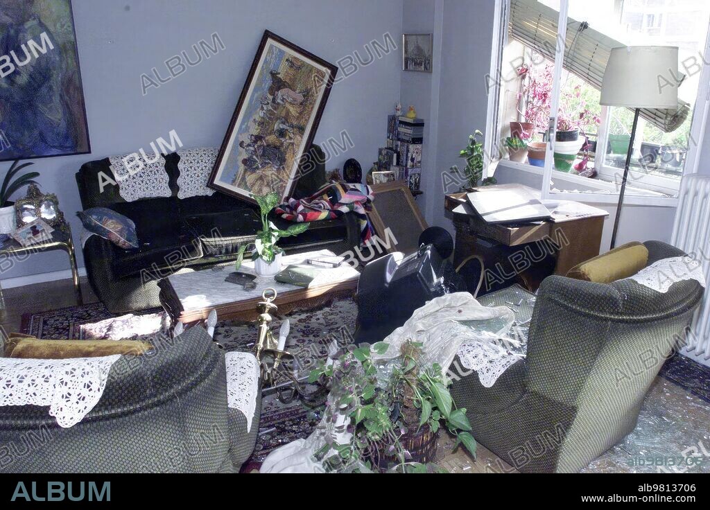 Madrid 06-11-2001 atentado de eta en la calle Corazon de Maria con cardenal Siliceo foto Jaime Garcia y Chema barroso Archdc.