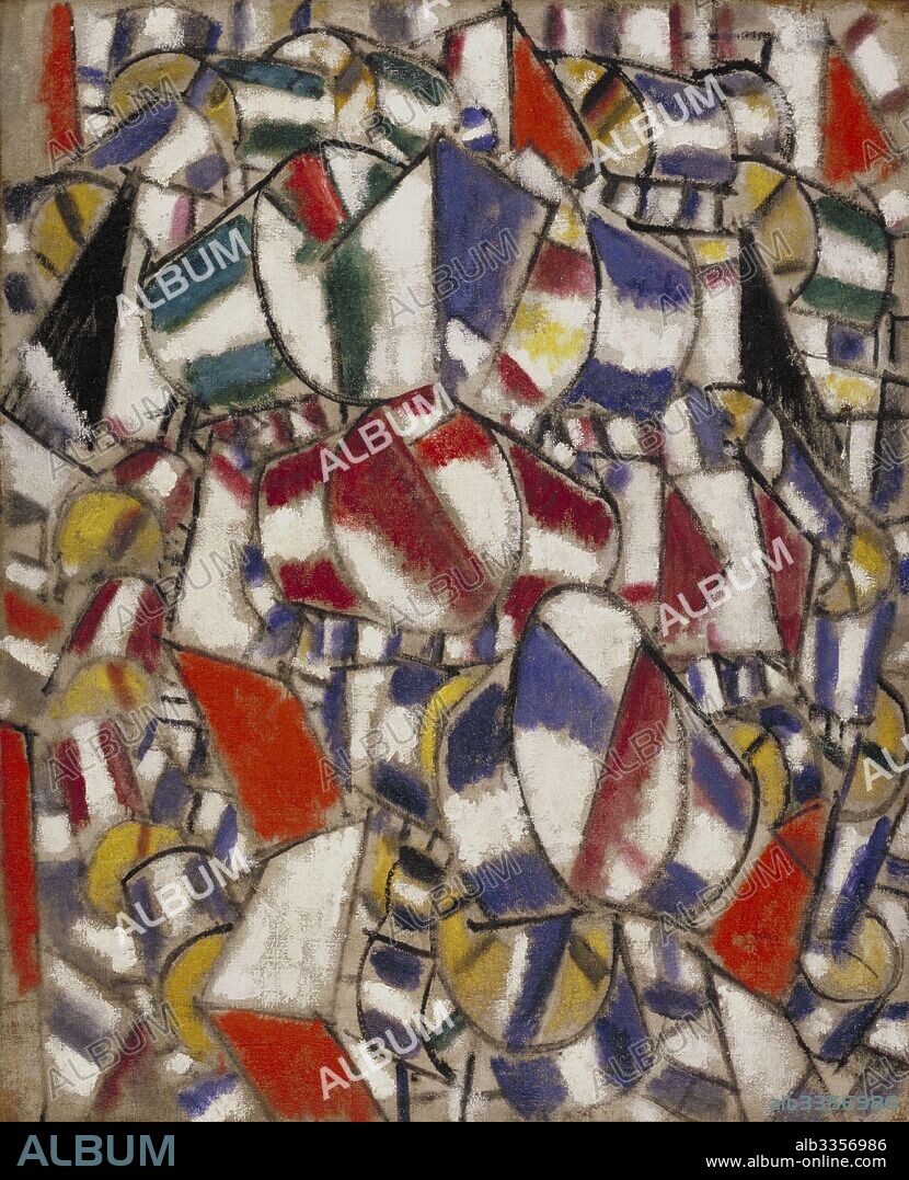 FERNAND LEGER. Contrast of Forms (Contraste de formes).