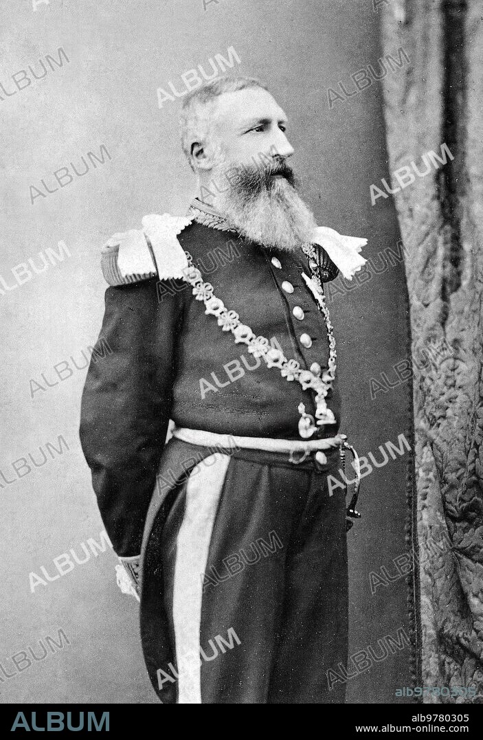 1890. Leopold II, king of the Belgians.