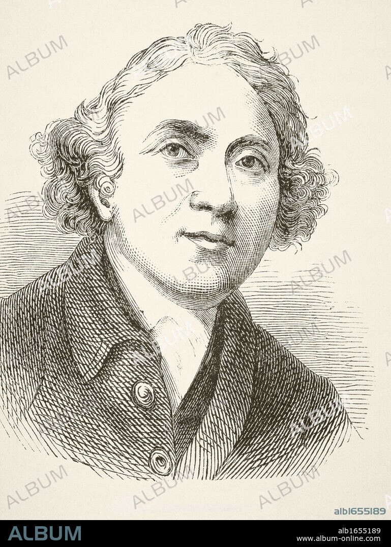 John Hunter 1728 1793. Scottish surgeon. Founder of pathological anatomy in England. From The National and Domestic History of England by William Aubrey published London circa 1890.