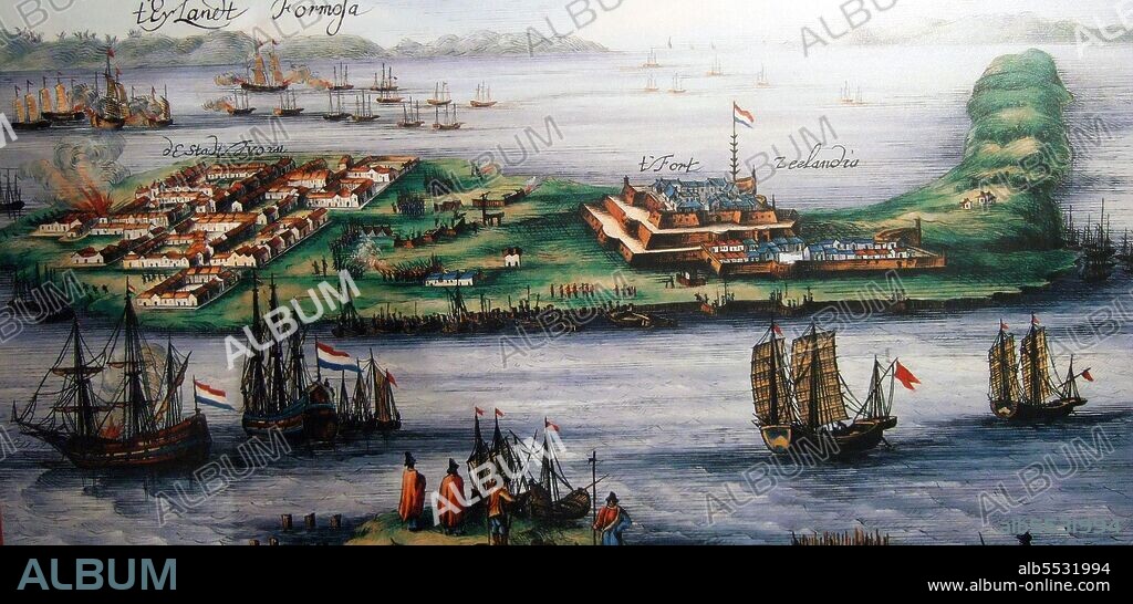 Fort Zeelandia (Chinese: ????; pinyin: rèlánzhe chéng) was a fortress built over ten years from 1624 to 1634 by the Dutch Verenigde Oostindische Compagnie, in the town of Anping (Tainan) on the island of Formosa (present-day Taiwan), during their 38-year rule over the western part of that island. The current name of the site in Chinese is Anping Fort (????). During the seventeenth century, when Europeans from many countries sailed to Asia to develop trade, Formosa became one of East Asia's most important transit sites, and Fort Zeelandia an international business center. On behalf of the Dutch East India Company, ships departed from Formosa and headed north to Japan, west to Fujian, or south to Vietnam, Thailand, Indonesia, India, Iran or Europe.