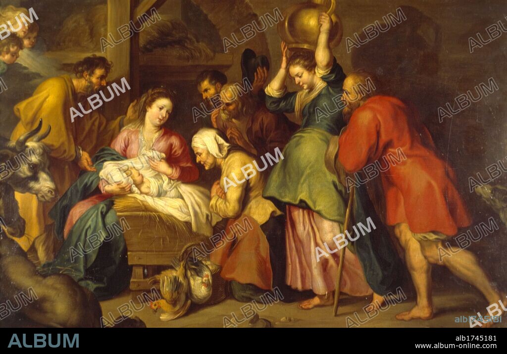 La adoración de los reyes magos. Taller de Rubens.