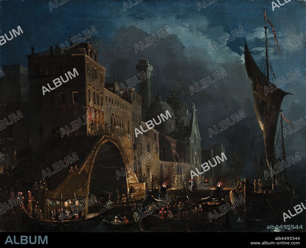 IPPOLITO CAFFI. A Venetian gala night.