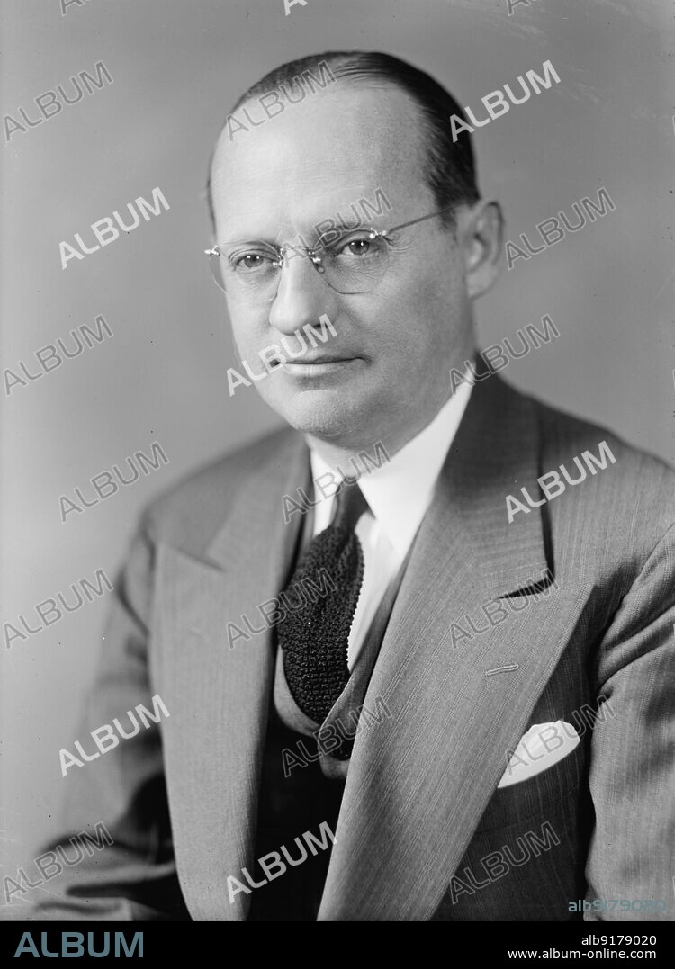 HARRIS & EWING. Llewellyn, George H. - Portrait, 1941.