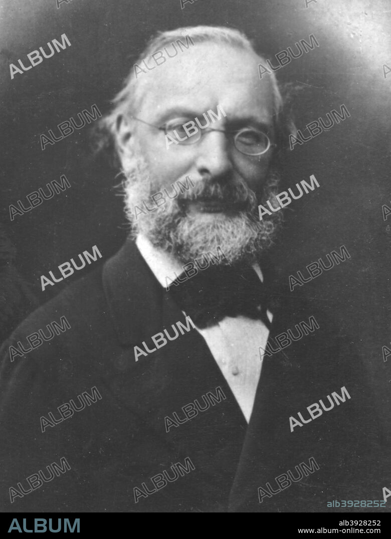 'Frederic Passy', c1893. Frédéric Passy (1822-1912), French economist and a joint winner of the first Nobel Peace Prize awarded in 1901. From the 2e collection [Felix Potin, c1893].