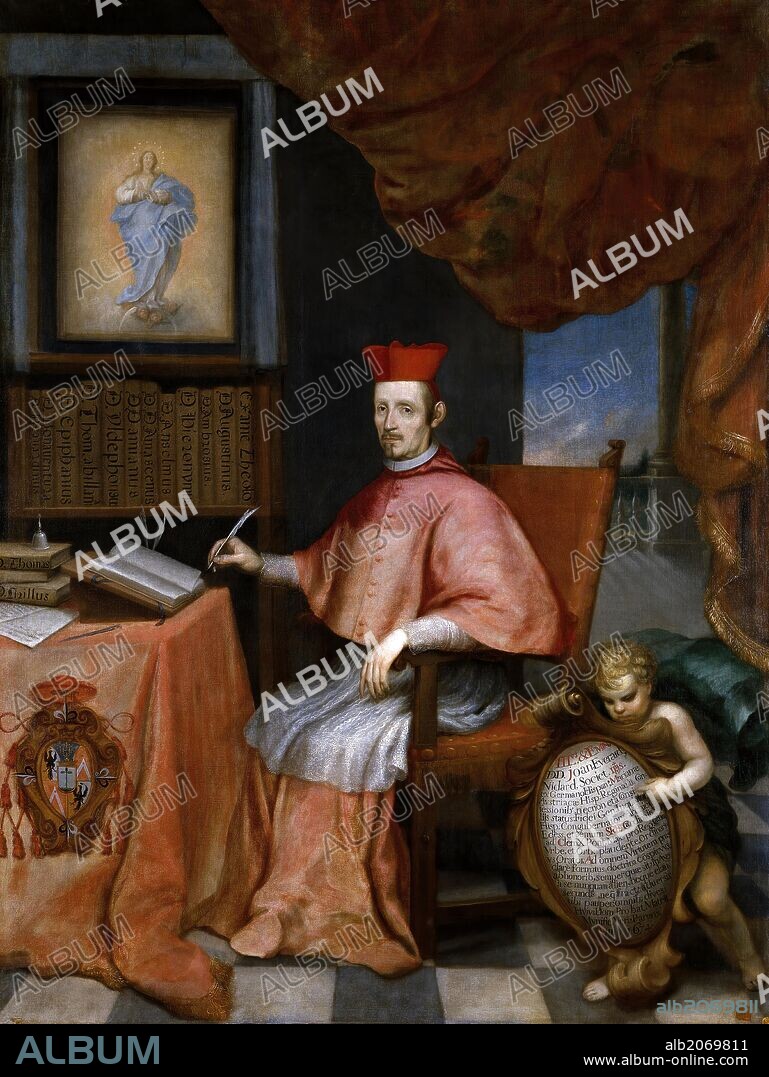 Alonso del Arco / 'Portrait of Cardinal Juan Everardo Nithard', 1674, Spanish School, Oil on canvas, 249 cm x 187 cm, P03341.
