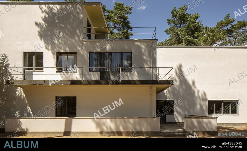 Masters' House. The Bauhaus building, Dessau, Germany, 2018. Designed by Walter Gropius, 1925-26.
