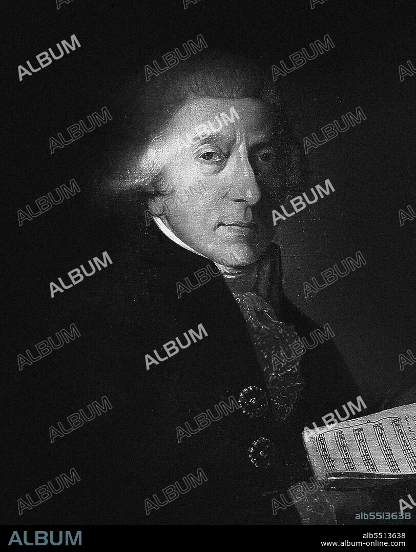 SALVATORE TONCI. Portrait of the composer Giuseppe Sarti (1729-1802).