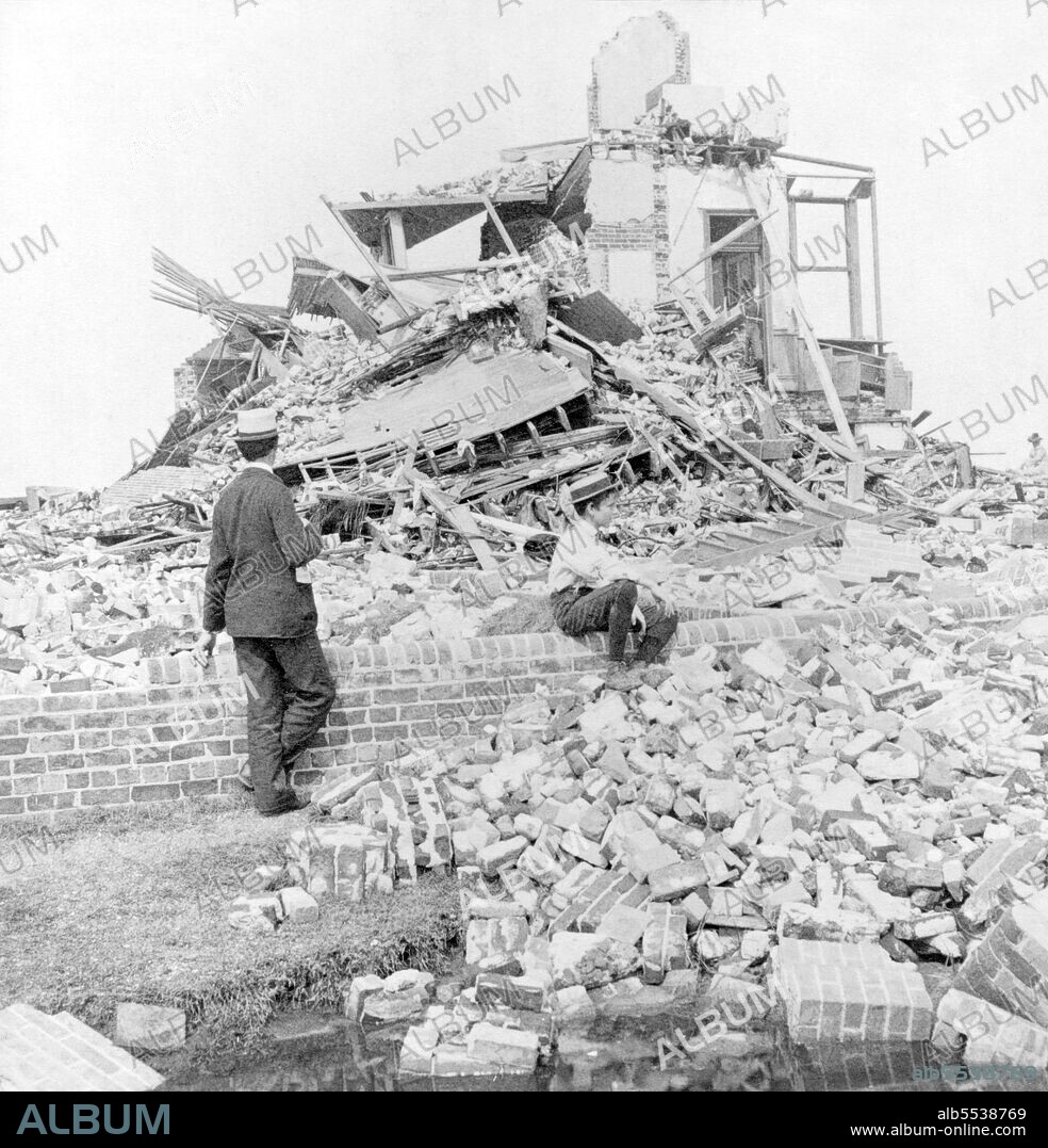 The Hurricane of 1900 made landfall on September 8, 1900, in the city of Galveston, Texas, in the United States. It had estimated winds of 145 miles per hour (233 km/h) at landfall, making it a Category 4 storm on the Saffir–Simpson Hurricane Scale. It was the deadliest hurricane in US history. The hurricane caused great loss of life with the estimated death toll between 6,000 and 12,000 individuals; the number most cited in official reports is 8,000, giving the storm the third-highest number of deaths or injuries of any Atlantic hurricane, after the Great Hurricane of 1780 and 1998's Hurricane Mitch. The Galveston Hurricane of 1900 is the deadliest natural disaster ever to strike the United States. The hurricane occurred before the practice of assigning official code names to tropical storms was instituted, and thus it is commonly referred to under a variety of descriptive names. Typical names for the storm include the Galveston Hurricane of 1900, the Great Galveston Hurricane, and, especially in older documents, the Galveston Flood. It is often referred to by Galveston locals as The Great Storm or The 1900 Storm.