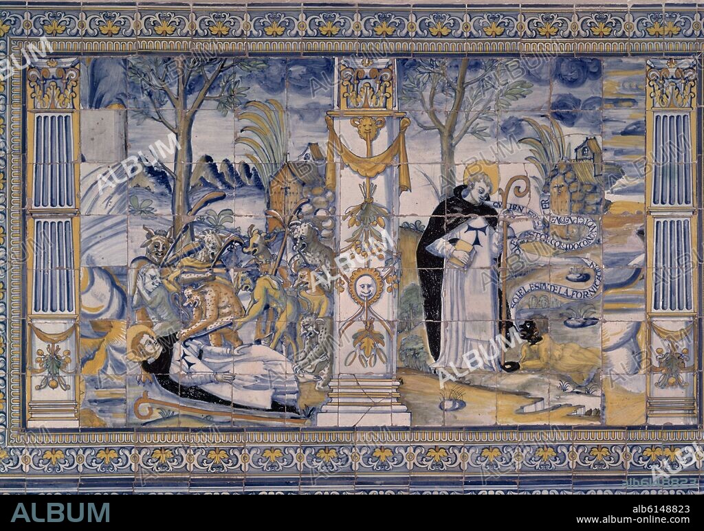 AZULEJO TENTACIONES DE SAN ANTONIO.