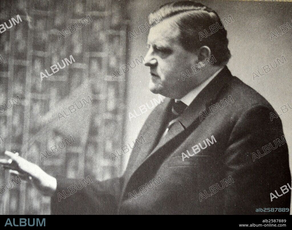 Franz Josef Strauss (1915 – 3 October 1988) German politician. He was the chairman of the Christian Social Union, member of the federal cabinet. .