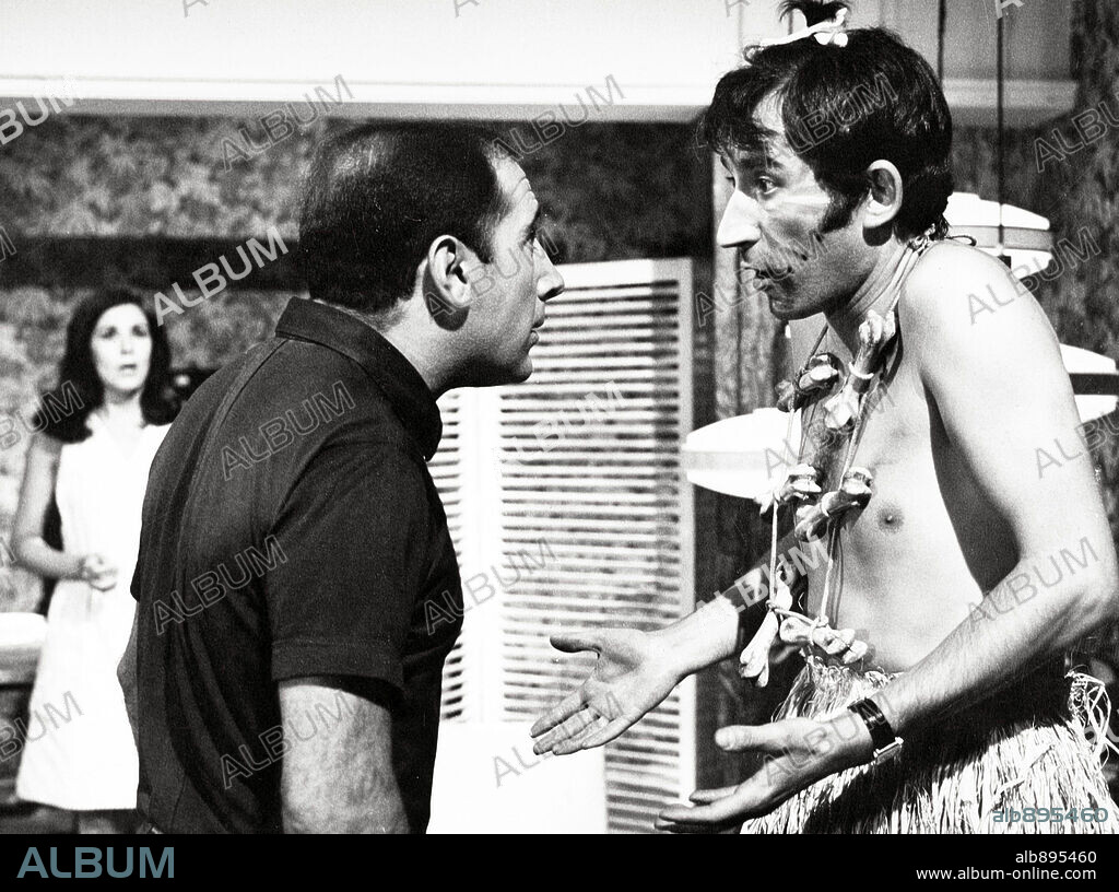 ALFREDO LANDA, CONCHA VELASCO and JOSE SACRISTAN in EL ALMA SE SERENA, 1970, directed by JOSE LUIS SAENZ DE HEREDIA.