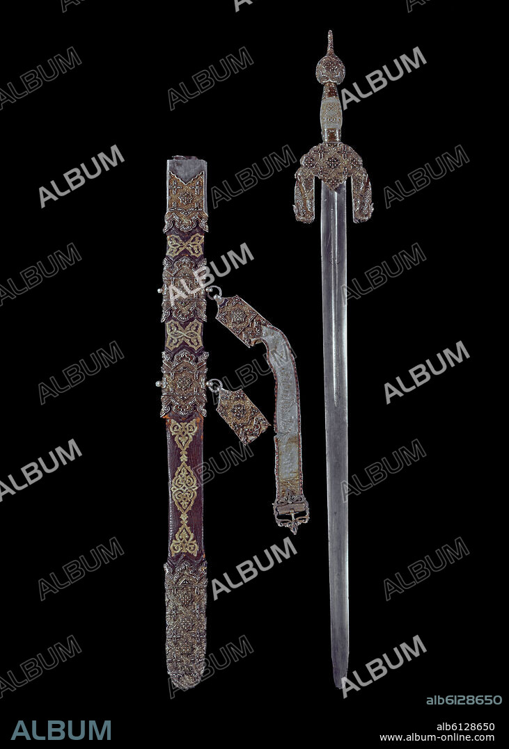 ESPADA Y VAINA DE BOABDIL O MUHAMMAD V (1459/1528) - ULTIMO REY MORO DE GRANADA.
