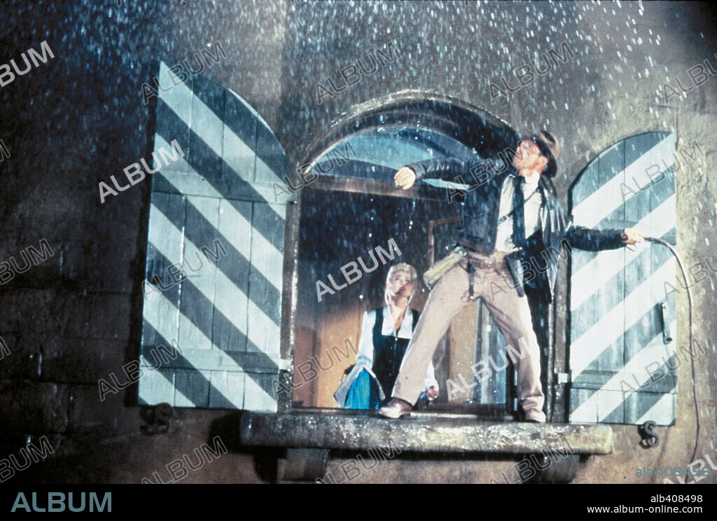 ALISON DOODY and HARRISON FORD in INDIANA JONES AND THE LAST CRUSADE, 1989, directed by STEVEN SPIELBERG. Copyright LUCASFILM LTD/PARAMOUNT.