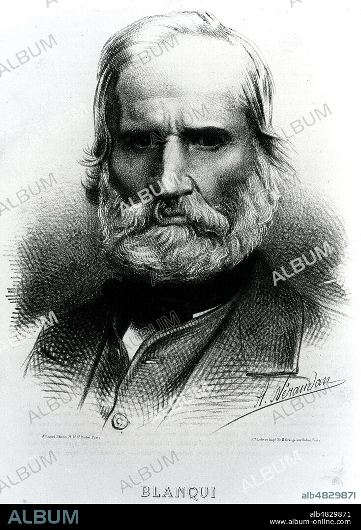 Portrait de Louis Auguste BLANQUI (1805-1881) par A. Neraudan. Collection KHARBINE-TAPABOR.