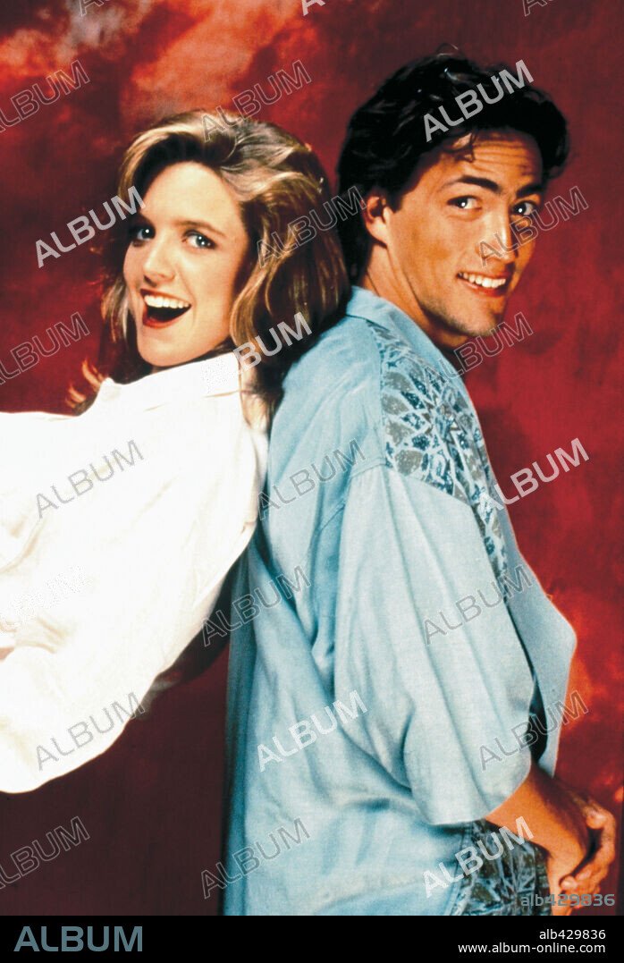 ANDREW SHUE and COURTNEY THORNE-SMITH in MELROSE PLACE, 1992, directed by ANSON WILLIAMS, CHARLES CORRELL and RICHARD LANG. Copyright FOX TELEVISION NETWORK/SPELLING TELEVISION.