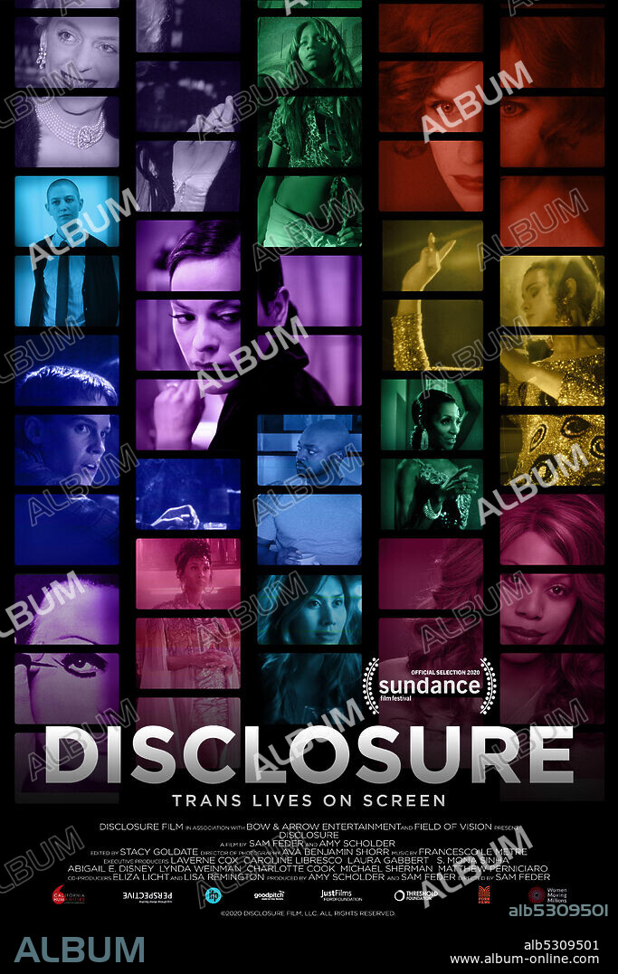 Poster de DISCLOSURE: SER TRANS EN HOLLYWOOD, 2020 (DISCLOSURE: TRANS LIVES ON SCREEN), dirigida por SAM FEDER. Copyright Field of Vision.