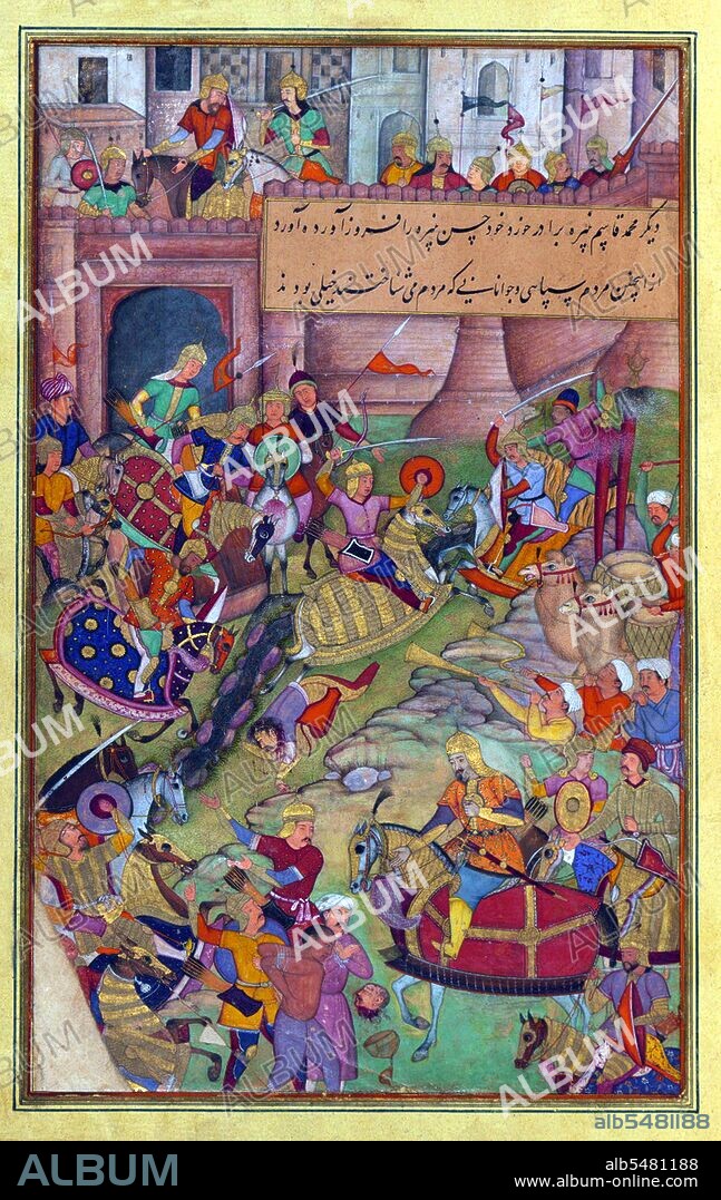 Baburnama (Chagatai/Persian: ???? ????;´, literally: 'Book of Babur' or 'Letters of Babur'; alternatively known as Tuzk-e Babri) is the name given to the memoirs of ?ahir ud-Din Mu?ammad Babur (1483-1530), founder of the Mughal Empire and a great-great-great-grandson of Timur. It is an autobiographical work, originally written in the Chagatai language, known to Babur as 'Turki' (meaning Turkic), the spoken language of the Andijan-Timurids. Because of Babur's cultural origin, his prose is highly Persianized in its sentence structure, morphology, and vocabulary, and also contains many phrases and smaller poems in Persian. During Emperor Akbar's reign, the work was completely translated to Persian by a Mughal courtier, Abdul Rahim, in AH 998 (1589-90 CE).