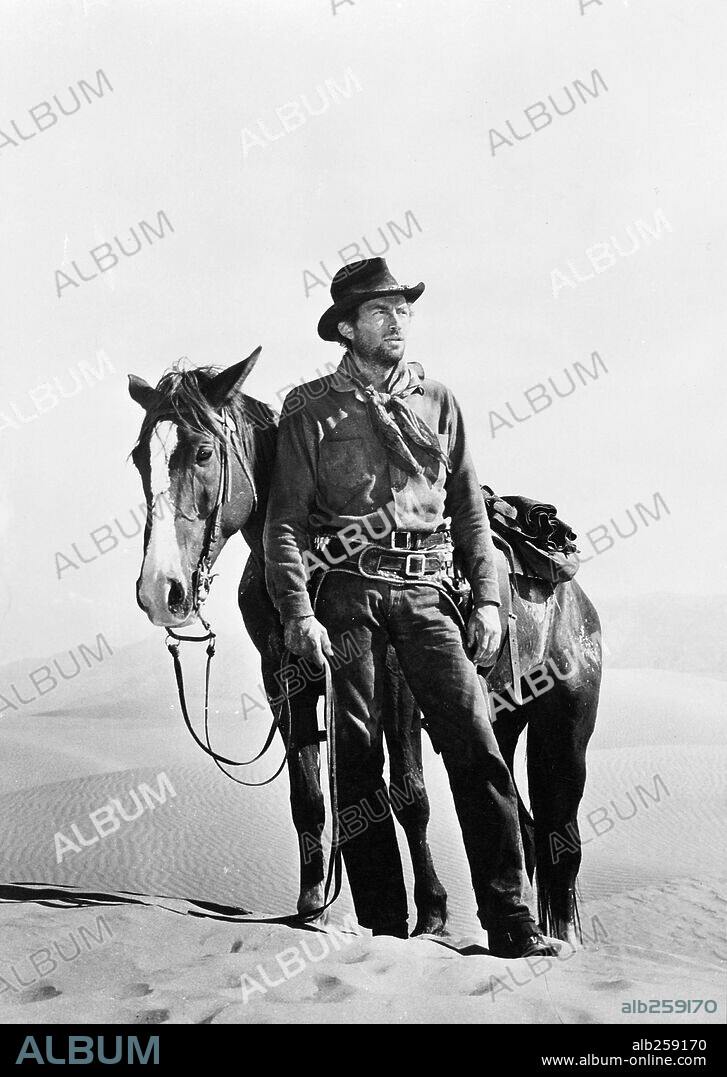 GREGORY PECK en CIELO AMARILLO, 1948 (YELLOW SKY), dirigida por WILLIAM A. WELLMAN. Copyright 20TH CENTURY FOX.