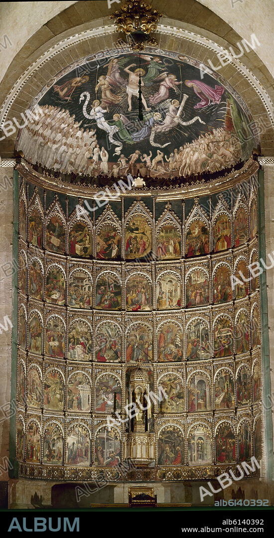 FLORENTINO NICOLAS O DELLI NICOLO. RETABLO MAYOR DE LA CATEDRAL DE SALAMANCA - SIGLO XV - GOTICO ITALIANO.