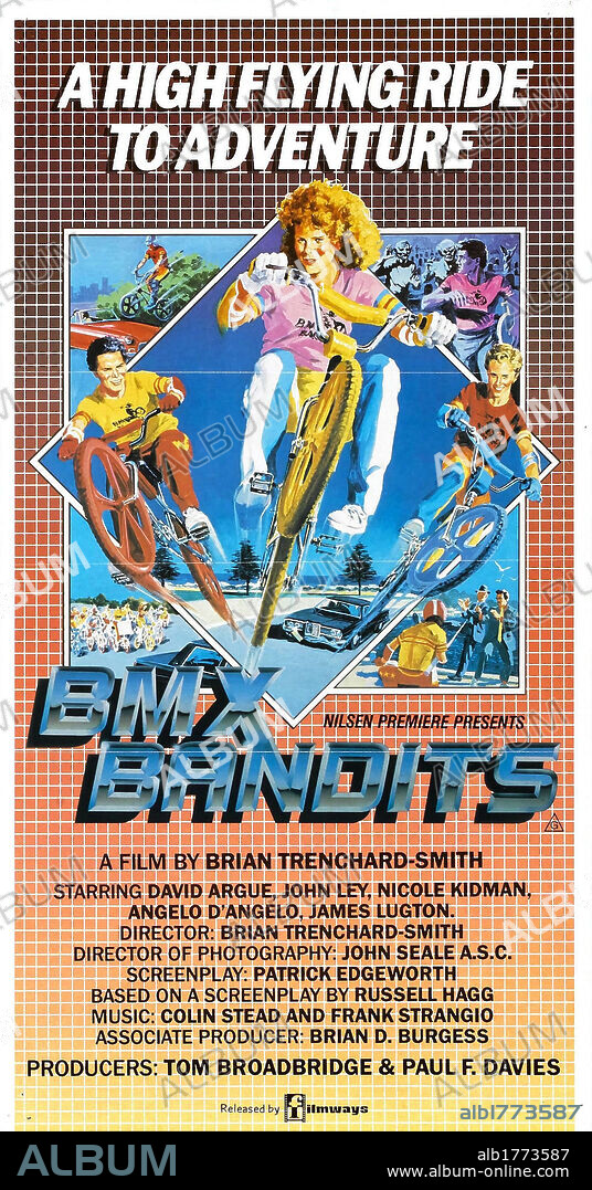 Poster of BMX BANDITS, 1983. Copyright NILSEN PREMIERE.
