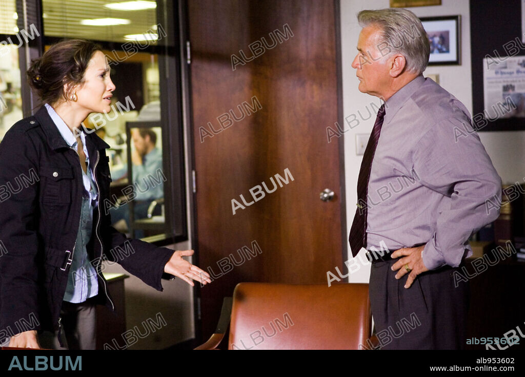 JENNIFER LOPEZ and MARTIN SHEEN in BORDERTOWN, 2006, directed by GREGORY NAVA. Copyright MOBIUS ENTERTAINMENT LTD.