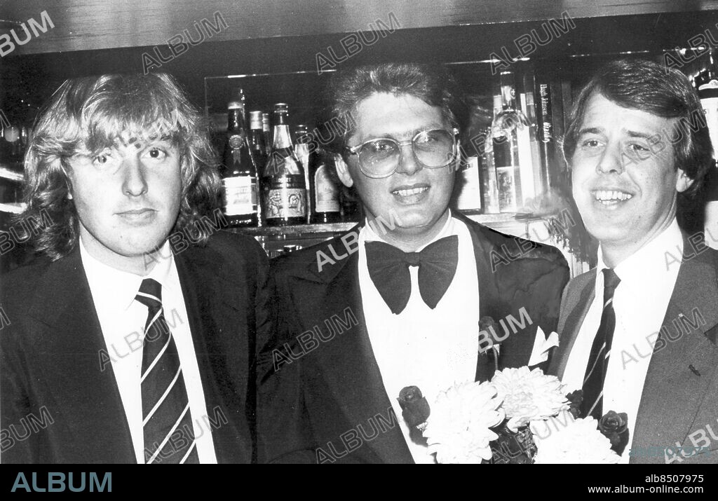 GÖTEBORG 1979-12-11. Restaurang Deja vu - fr v Ulf Johansson , Per-Arne "Pinnen" Ryberg och Christer Johansson.. Foto: Kamerareportage / TT / Kod: 2524.