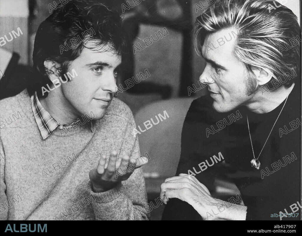 BILLY FURY and DAVID ESSEX in THAT'LL BE THE DAY, 1973, directed by CLAUDE WHATHAM. Copyright GOODTIMES/EMI.