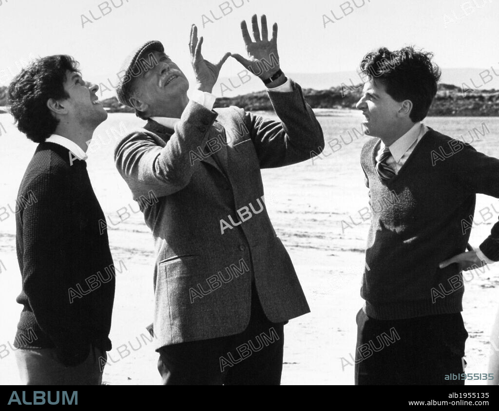 BURT LANCASTER, PETER CAPALDI y PETER RIEGERT en UN TIPO GENIAL, 1983 (LOCAL HERO), dirigida por BILL FORSYTH. Copyright ENIGMA-GOLDCREST/WB.