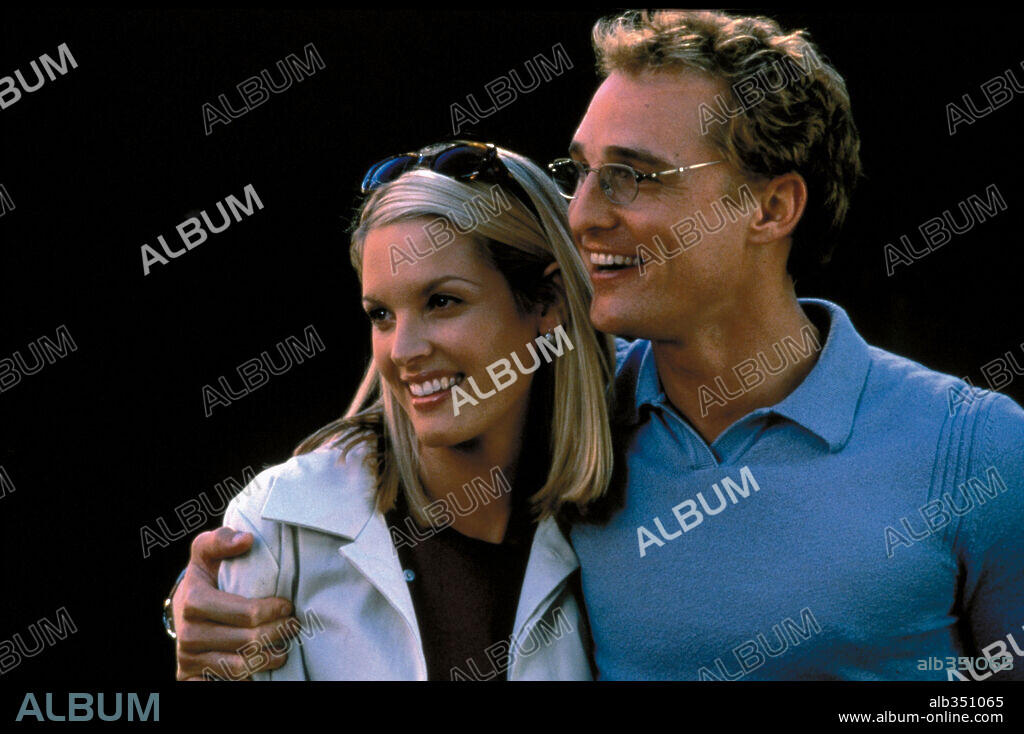 BRIDGETTE WILSON and MATTHEW McCONAUGHEY in THE WEDDING PLANNER, 2001, directed by ADAM SHANKMAN. Copyright INTERMEDIA/PACIFICA/IMF / BATZDORFF, RON.