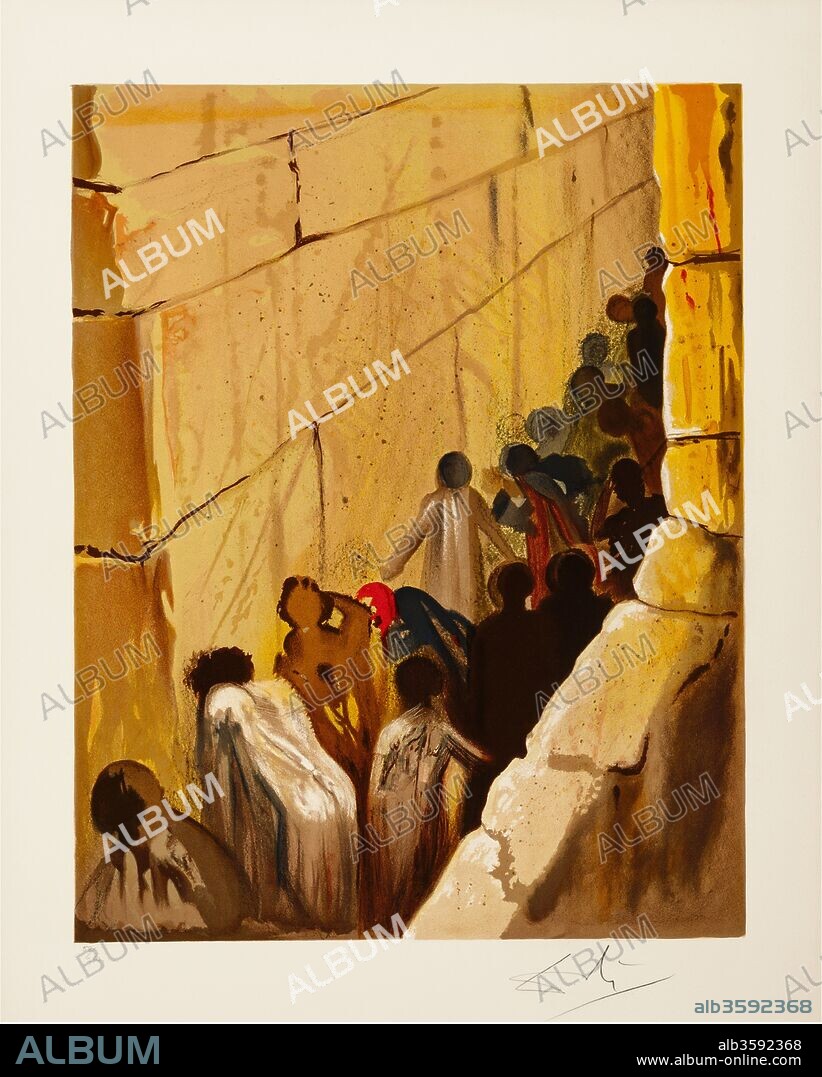 SALVADOR DALÍ. Aliyah. The Rebirth of Israel. On the occasion of the 20th anniversary of the Foundation of the State of Israel.