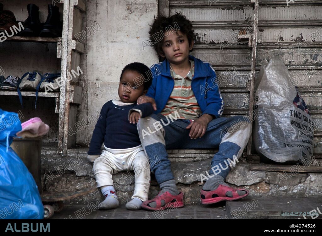 ZAIN AL RAFEEA en CAFARNAUM, 2018 (CAPHARNAUM), dirigida por NADINE LABAKI. Copyright Les Films des Tournelles.