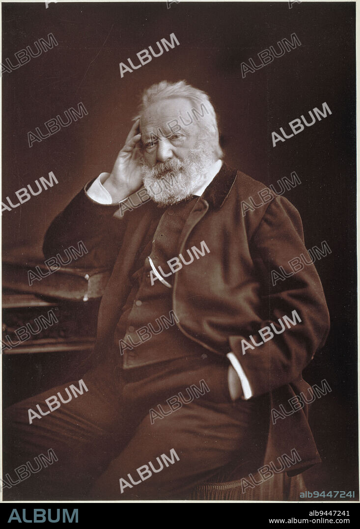 Victor Hugo, February 26, 1802 - May 22, 1885, Nadar (Gaspard-Félix Tournachon, dit), Photographer, In 1878, 2nd half of the 19th century, House of Victor Hugo - Hauteville House, Photography, Photography, Photoglyphics, Paris, Height: 36 cm, Width: 26 cm.