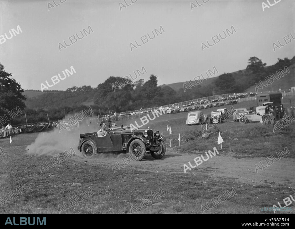 Wolseley Hornet McEvoy Special 1930 1271 cc. Vehicle Reg. No.  GK40 .  M.G.C.C. Rushmere Hillclimb. Date: 19.5.35.